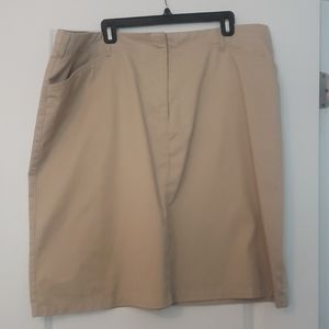 Khaki skirt